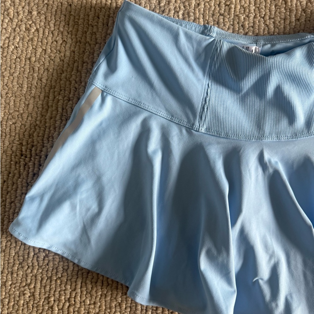 Lucky In Love Cross Court Tennis Skort Periwinkle Blue - Picture 8 of 8